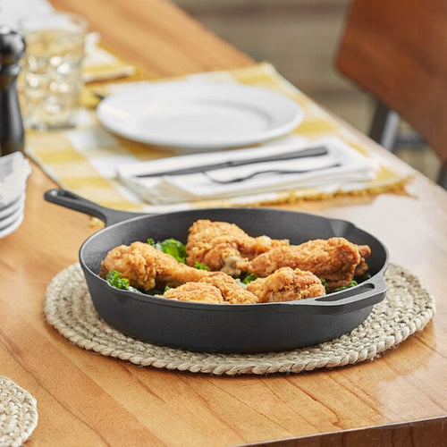 Cast Iron Skillet — Pre-Seasoned, 12 inch, Helper Handle