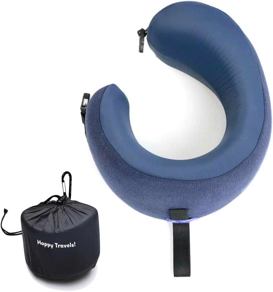 Compression Travel Pillow Memory Foam