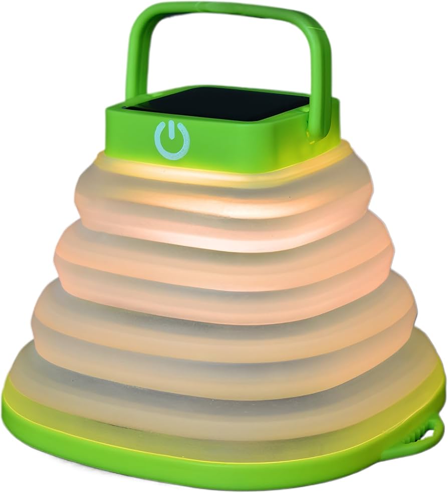 Solar Lantern — Collapsible, Waterproof, 3 Modes, Camping
