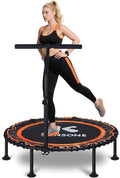 Fitness Trampoline 40 inch Foldable Adjustable Handle Bungee