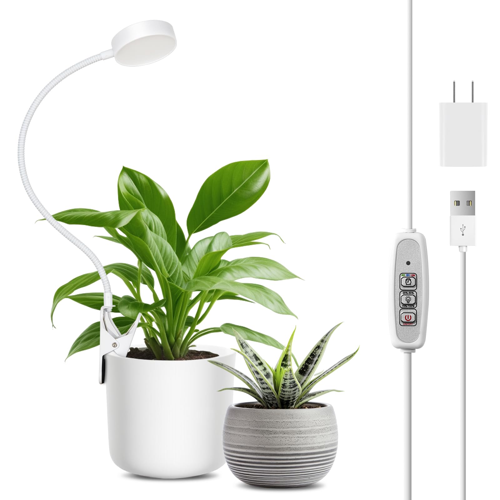 Plant Grow Light Full Spectrum Clip-On