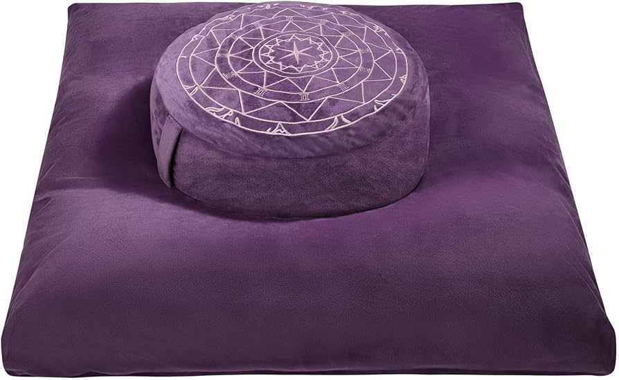 Meditation Cushion Set Zafu and Zabuton
