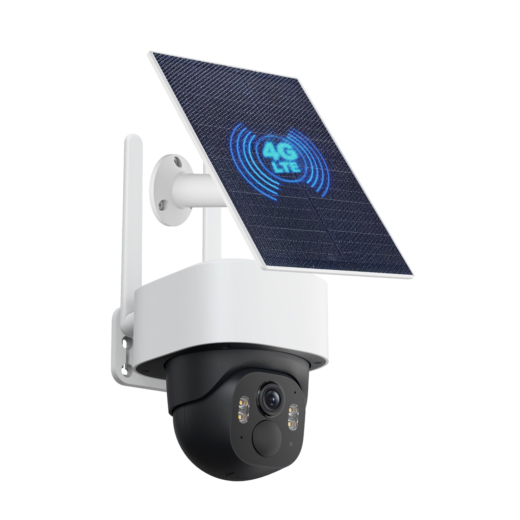 4G LTE Security Camera - No WiFi Needed, Solar Panel, SIM Card