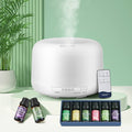 Ultrasonic Essential Oil Diffuser - 500ml 7 Colour LED