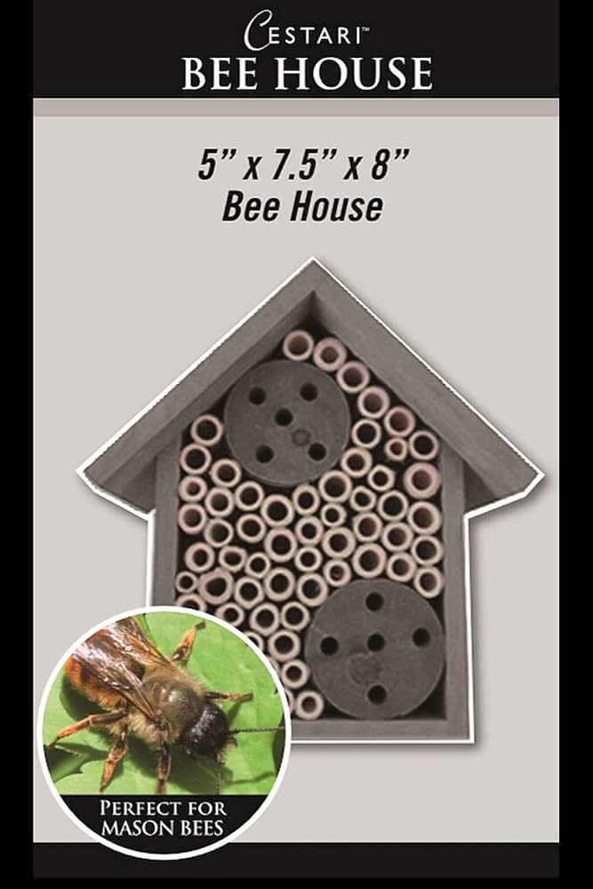 Insect Hotel Bamboo & Pine Mason Bee Habitat