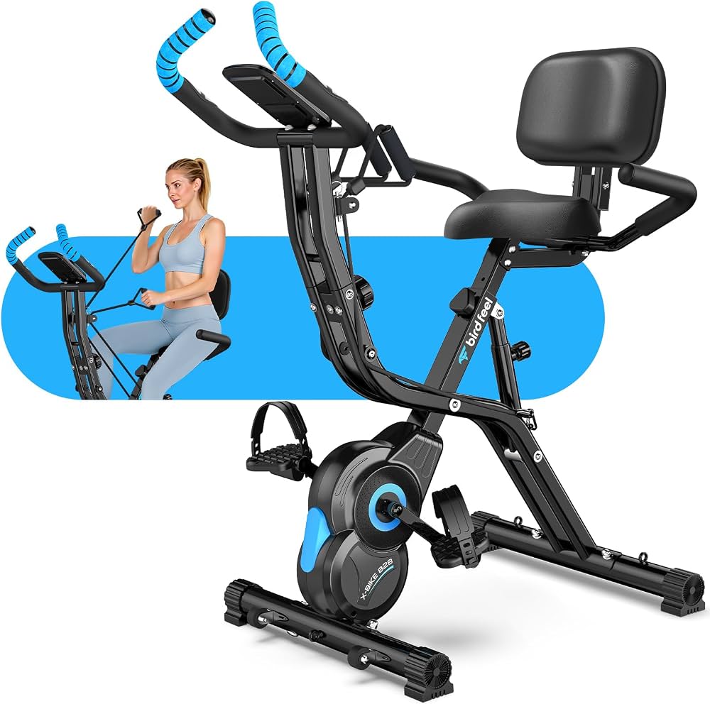 Foldable Exercise Bike Magnetic Resistance