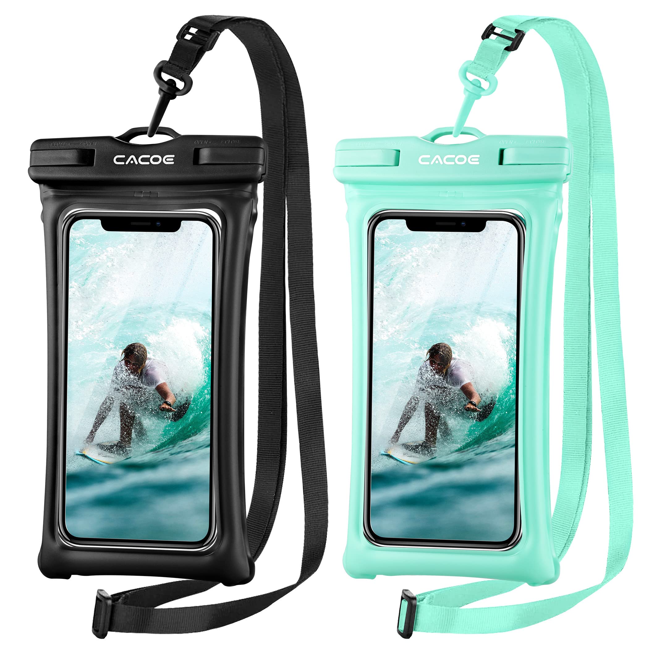 Waterproof Phone Case — Universal, Floating, IPX8, Lanyard