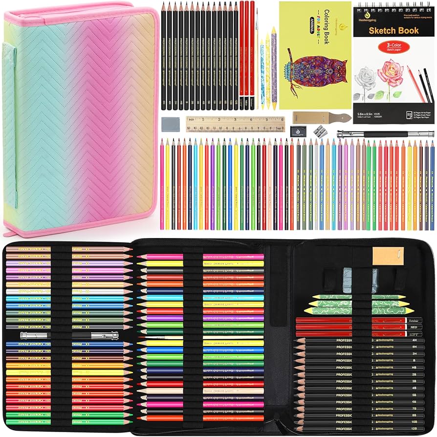 Artist Gift Set Sketchbook Pencils