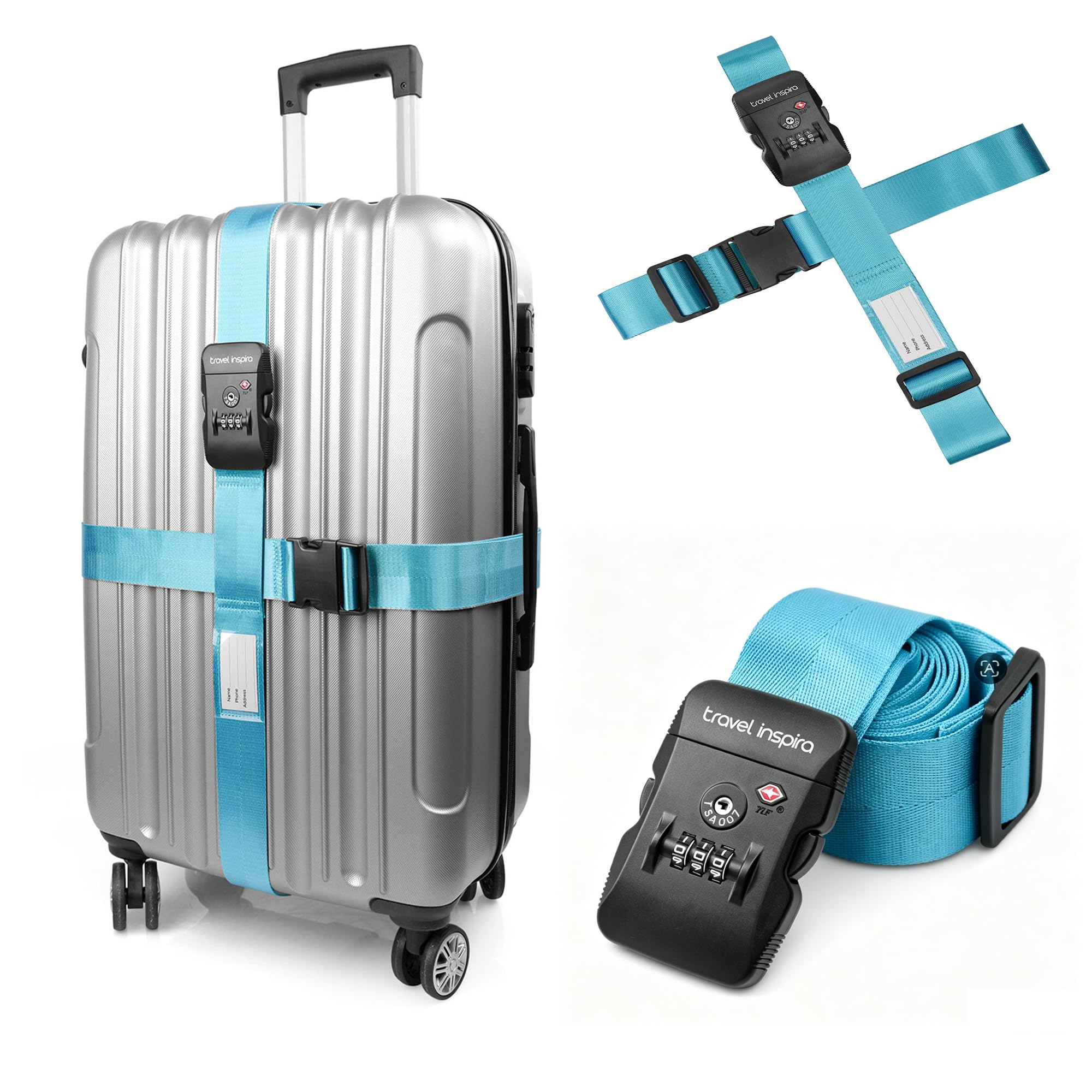 Luggage Straps 2-Pack TSA Approved