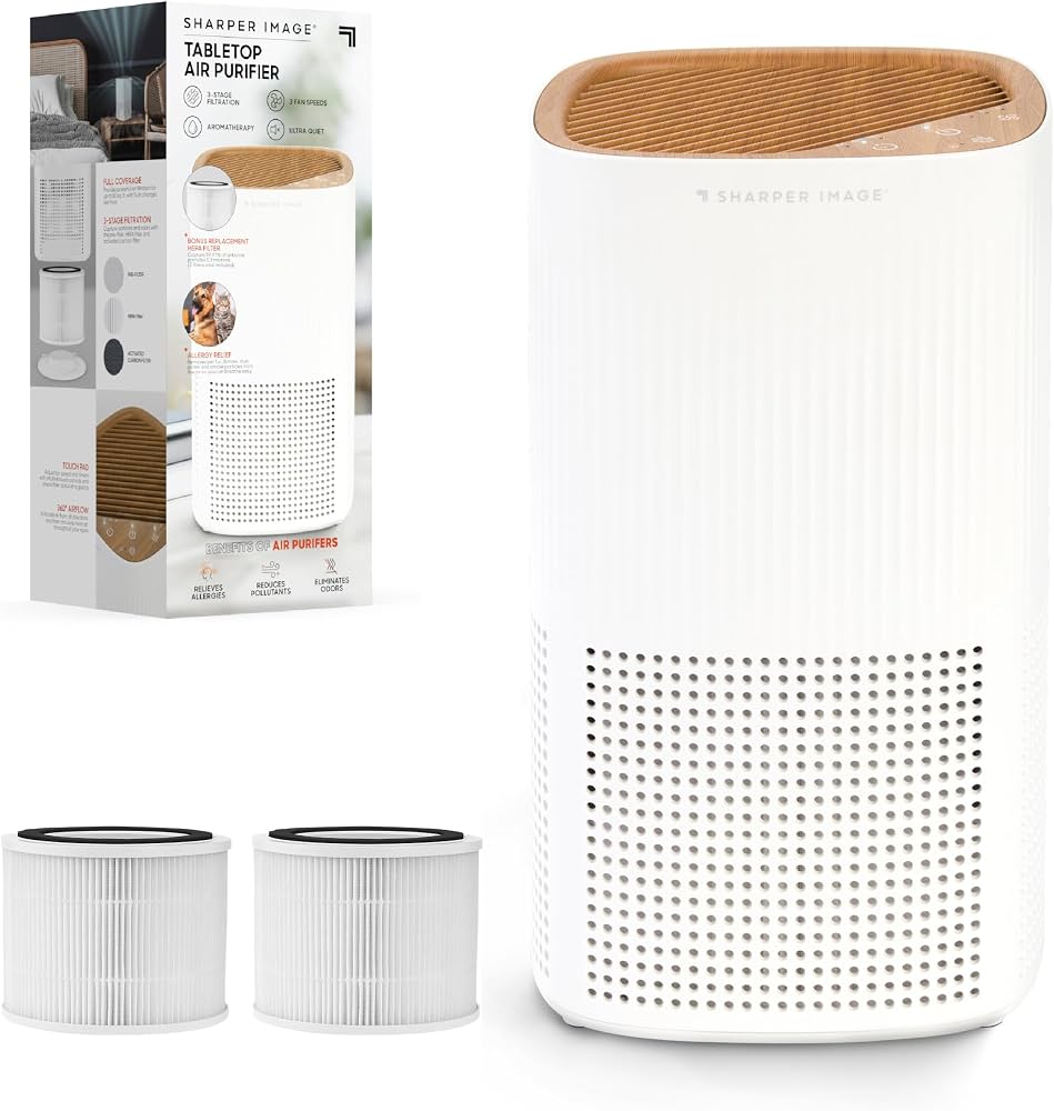 HEPA Air Purifier - 3-Stage Filtration for Home & Office