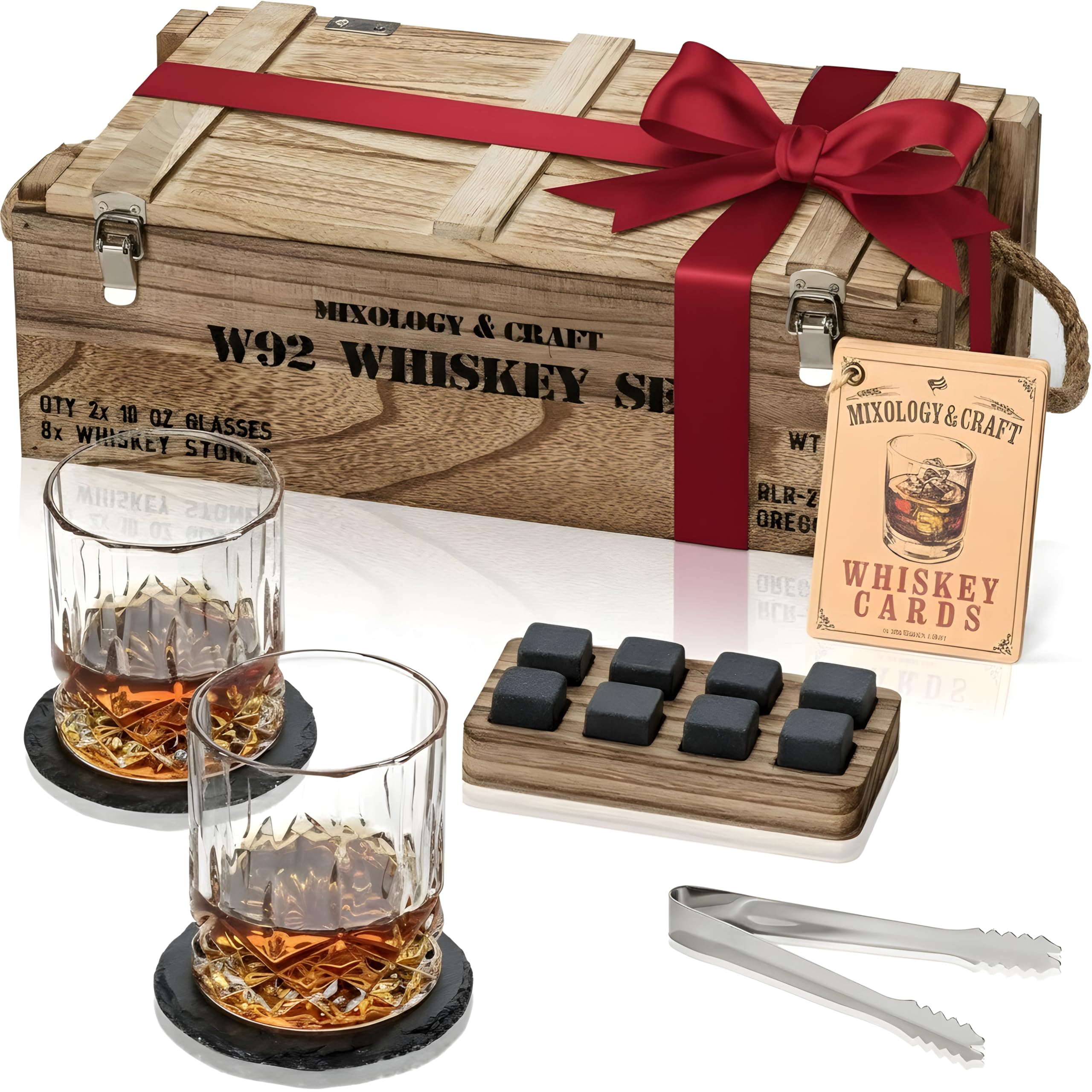 Whisky Gift Set Glasses Stones