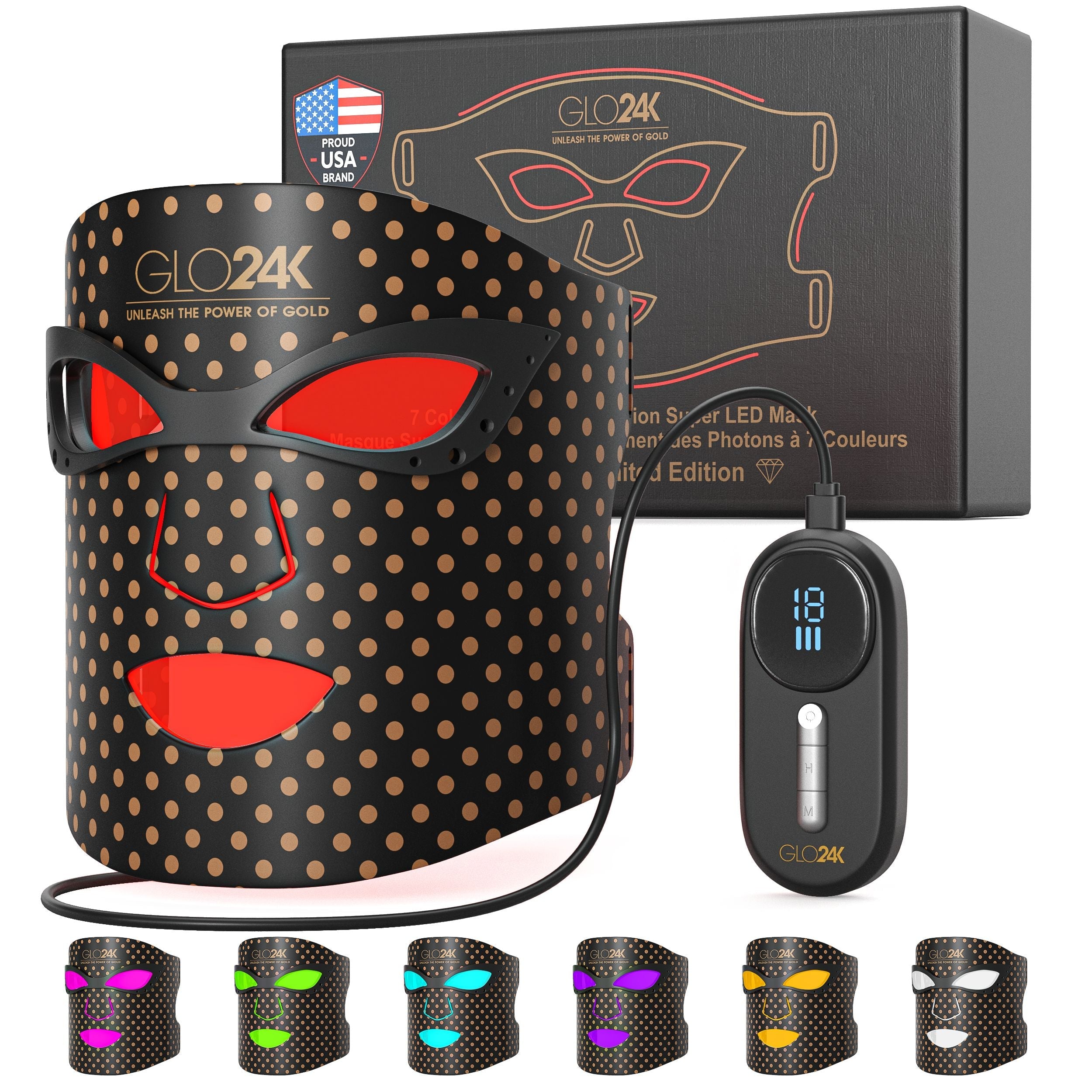 LED Red Light Therapy Face Mask 7 Color