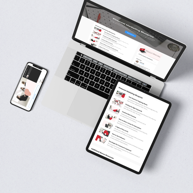 Pinterest Marketing Blueprint — PDF, 50 Pins Strategy