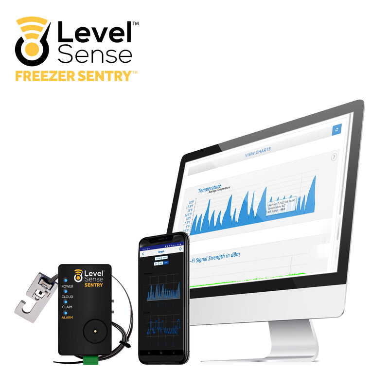 Refrigerator Temperature Monitor - WiFi Alerts