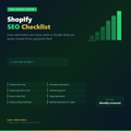 Shopify SEO Checklist - Get Free Google Traffic