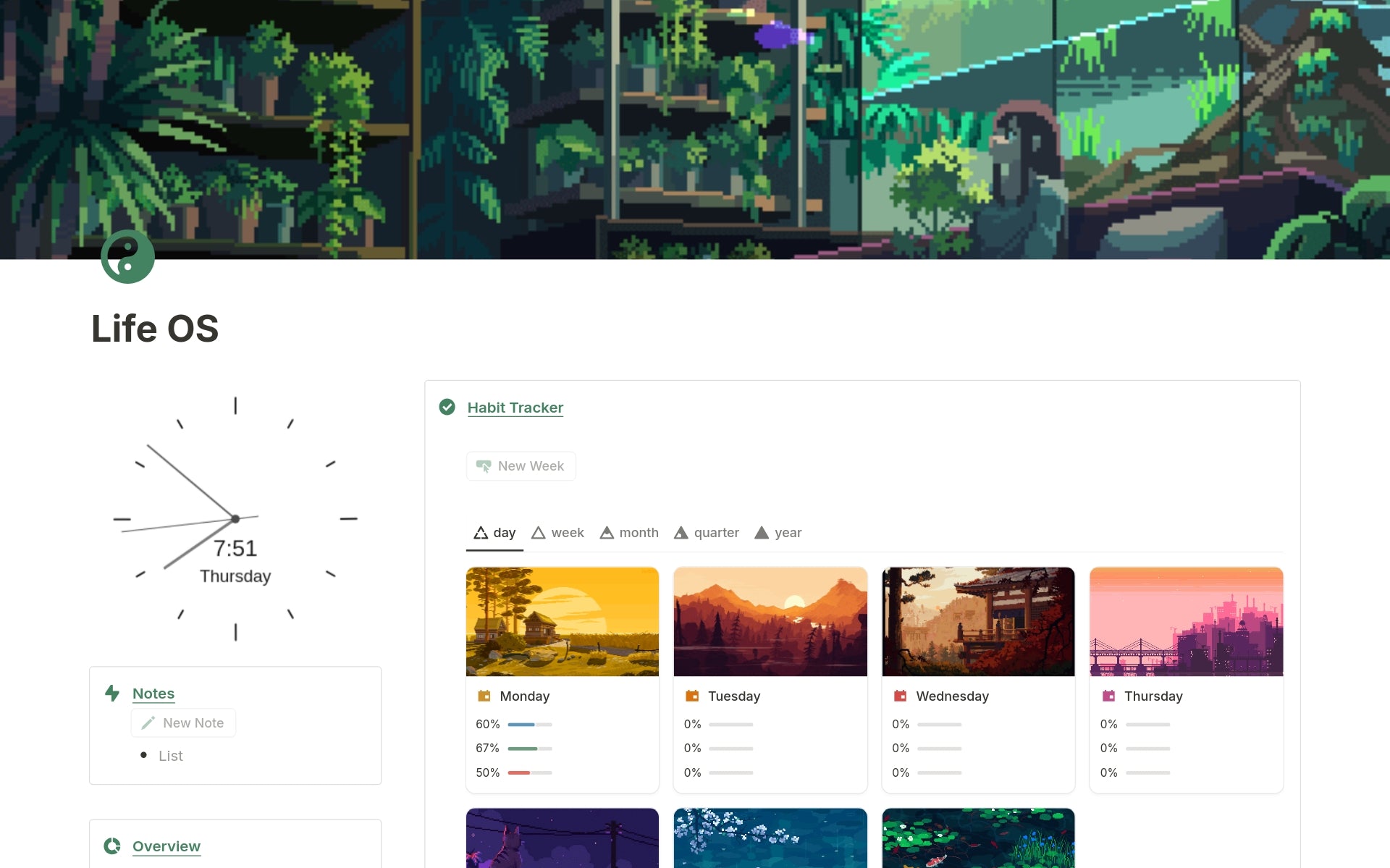 Notion Dashboard Template — Life/Work OS