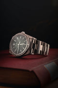 Leather watch roll luxury travel organizer suede interior