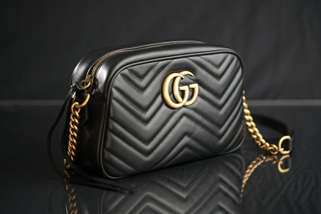 Luxury crocodile leather handbag gold hardware